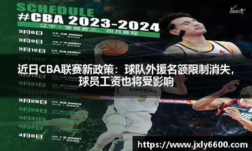 近日CBA联赛新政策：球队外援名额限制消失，球员工资也将受影响